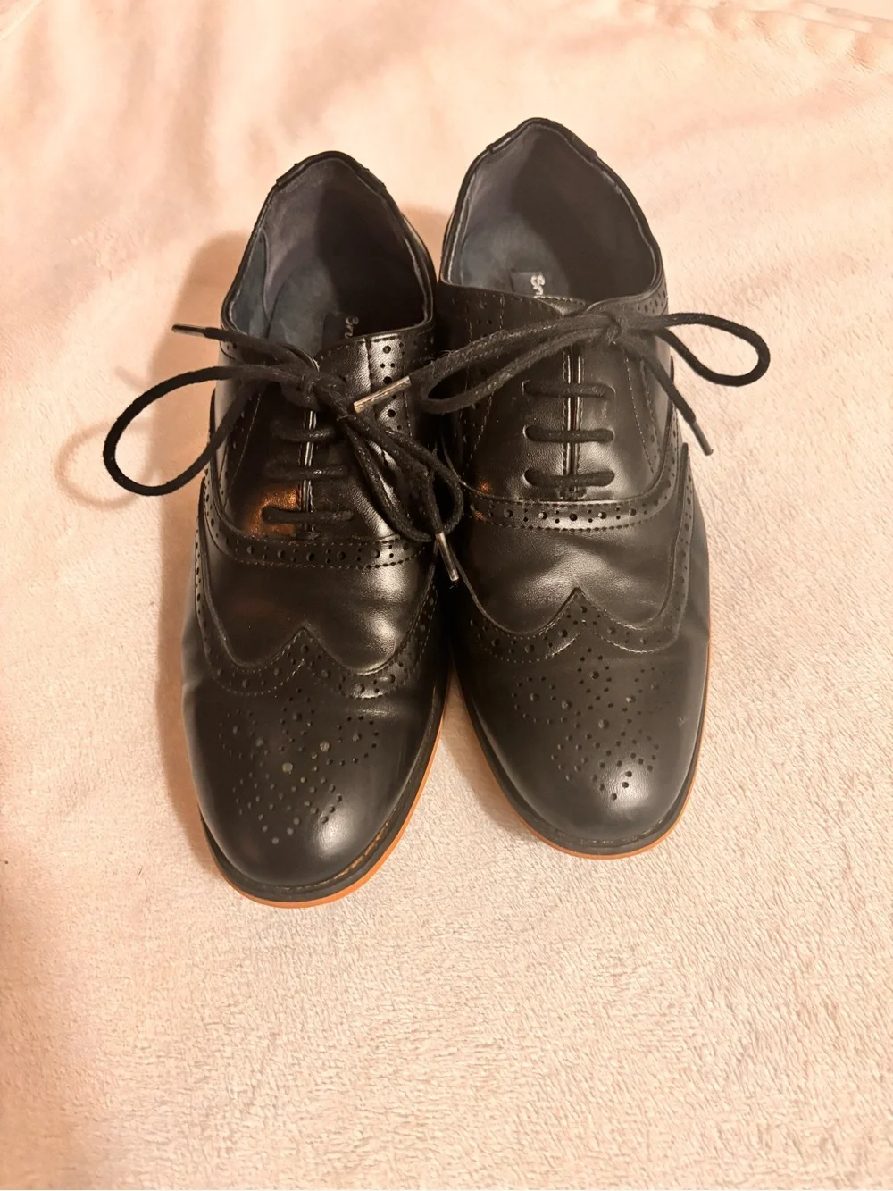 Bruno Marc Big Kids Classic Oxford Formal Wingtip Classy Dress Shoes size 4.